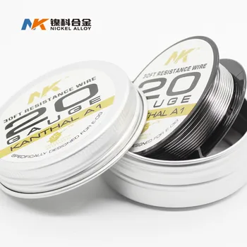 

NK best price ecig vape A1 awg 20 22 24 26 28 30 32 gauge resistance heating wire for RDA RTA Electronic Cigarette