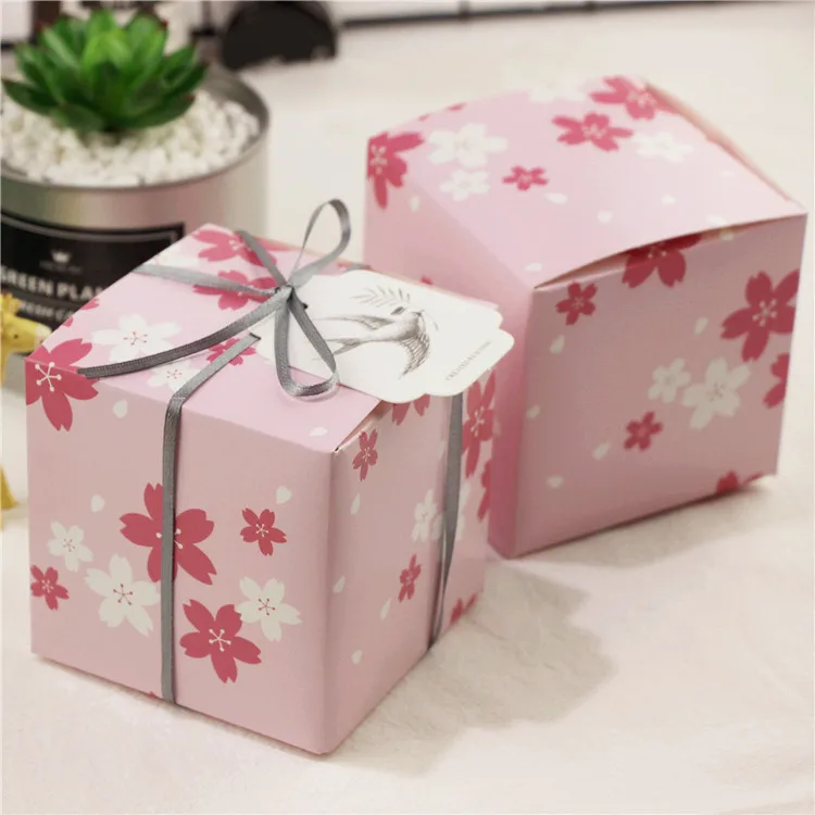 

Wedding color box for candies DIY oacking box