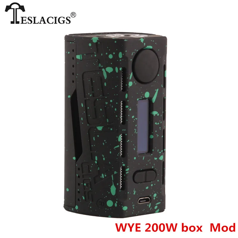 

Original Tesla WYE 200W Mod Electronic Cigarette Kit ABS+PC Vape Box Mod Kit 8.4V Max Output Voltage TESLACIGS WYE Mod