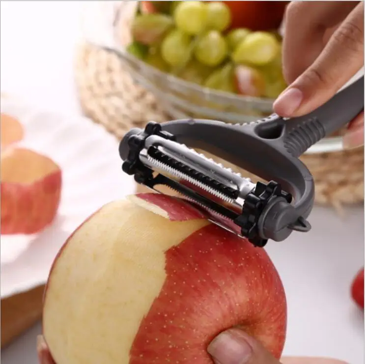 

Multifunctional 360 Degree Rotary Kitchen Tool Vegetable Fruit Potato Carrot Peeler Grater Turnip Cutter Slicer Melon Gadget