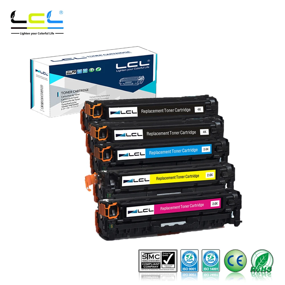 LCL 305X 305A CE410X CE410A CE411A CE412A CE413A (5 Pack) Toner ...