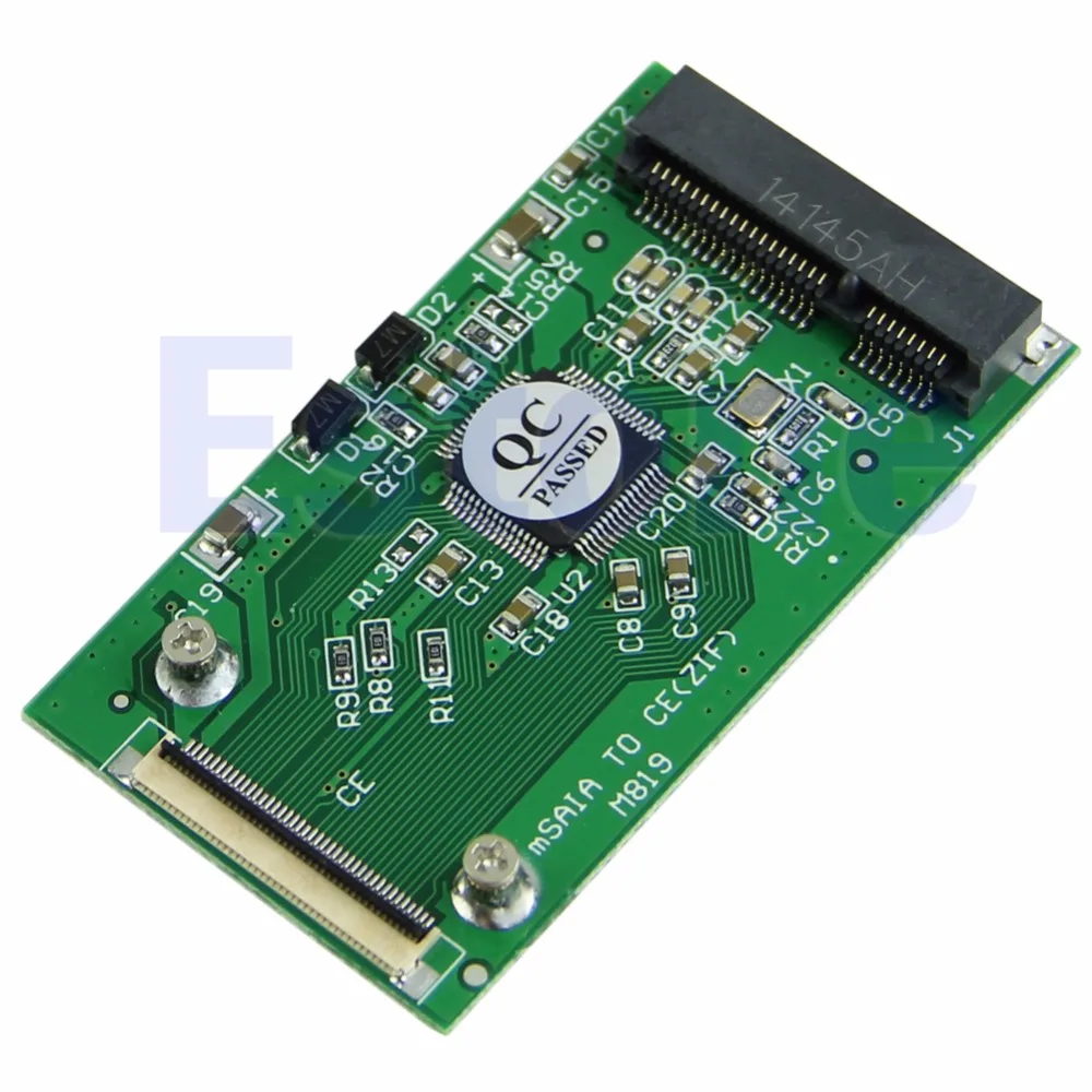 

1PC NEW mSATA PCI-E SSD to 40pin ZIF CE Cable Adapter Card HOT