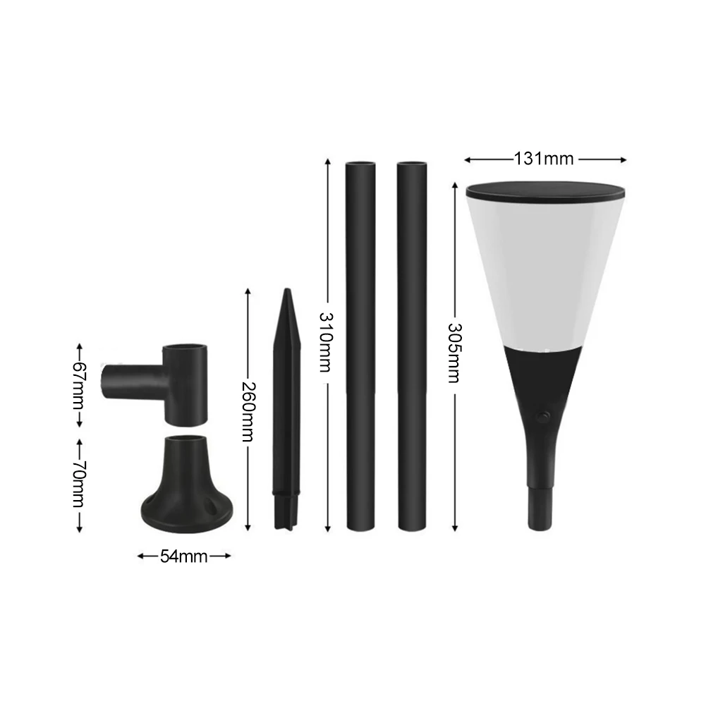 Luzes ao ar Livre da Paisagem do Jardim da Tocha Luzes de Rua Dropship à Prova Chama Solar Gramado Chão Luzes d' Água 6.14 96led 8 Chama Solar Luzes Ao Ar Livre Da