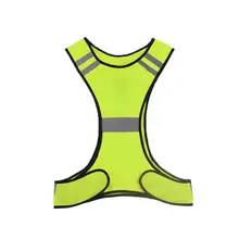Велоспорт светоотражающий жилет светодиодный для бега на открытом воздухе Безопасности Беговая дышащая видимость Ночью СВЕТОДИОДНЫЙ свет жилет для Велоспорт на открытом воздухе