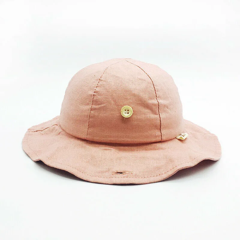 PUDCOCO Новейшая модная детская шапка для мальчиков и девочек, мягкая хлопковая кепка, дышащая шляпа, летняя уличная пляжная шляпа от солнца, Повседневная Кепка