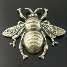 GraceAngie 12 шт античный бронзовый вид Летающая пчела насекомое ювелирные подвески-шармы 40*37*7 мм 08368 аксессуары ручной работы