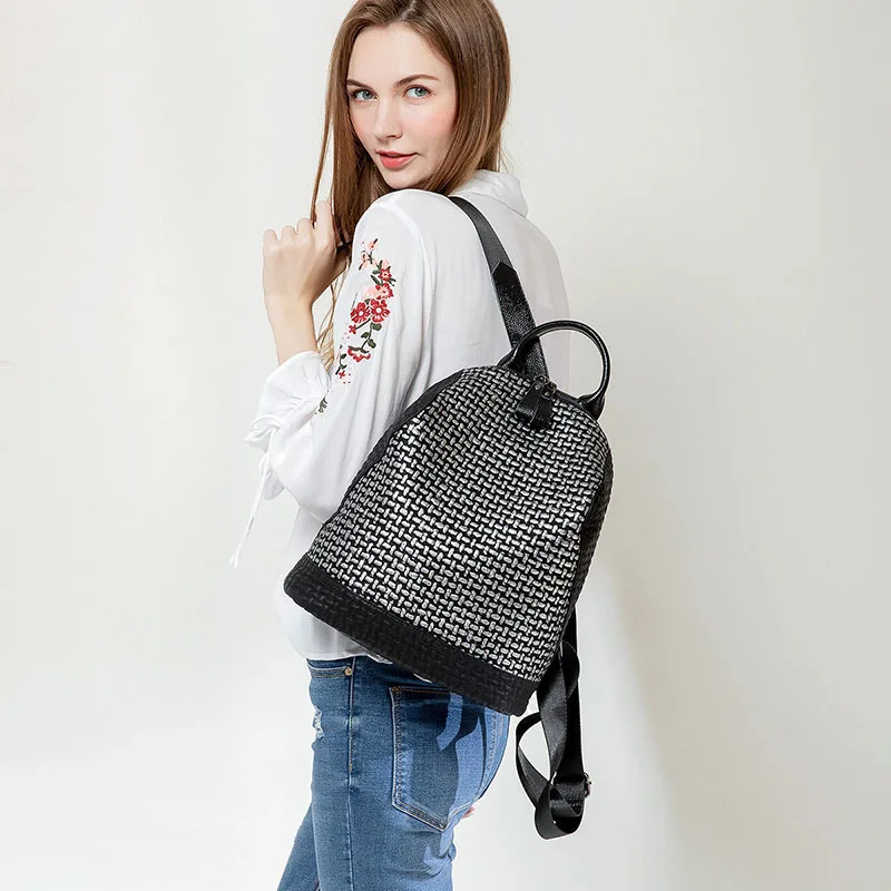 Women's Backpack Teen Backpack Designer Solid Pu Pu Lock Pink Vintage School Backpacks For Teenagers Sac A Dos Purse Schoolbag Women's Backpack Teen Backpack Designer Solid Pu Pu Lock Pink Vintage School Backpacks For Teenagers Sac A Dos Purse Schoolbag