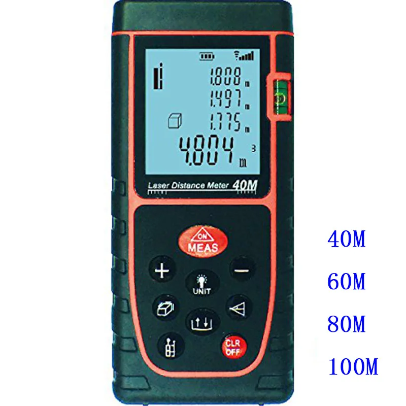 Digital Laser Distance Measure Laser Measure Meter Handheld Bubble