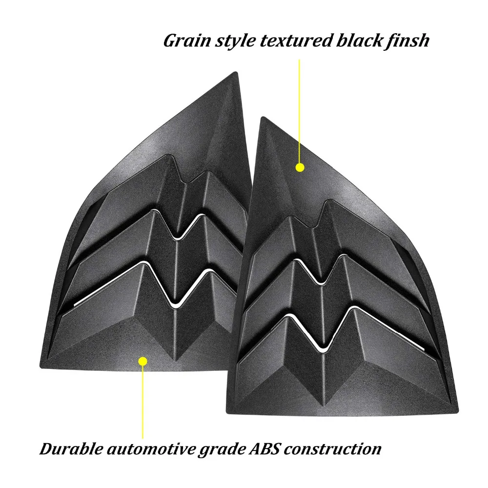 Chuang Qian боковое окно Совок жалюзи ABS окно козырек крышка защита от солнца дождь тент вентиляционное отверстие для Dodge Challenger