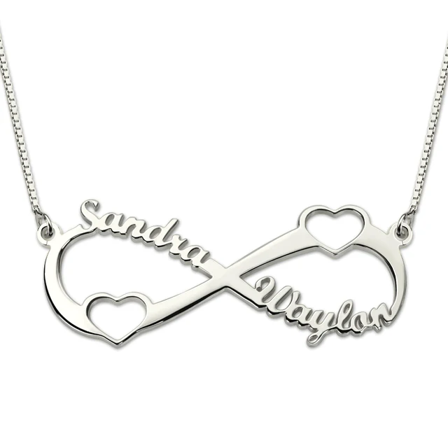 Personalised Necklace Infinity Flash 