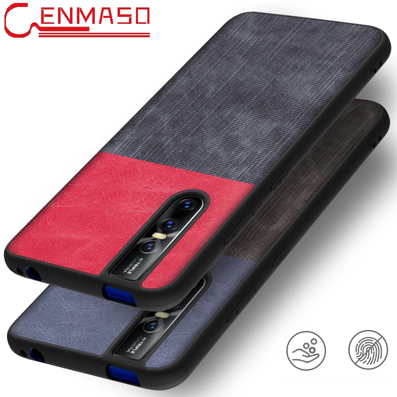 Vivo V15 Pro Case Vivo Nex S Flagship Case Cover Nex A Back Cover Vivo X27 V15 V15pro Silicon Jeans Fabric Shockproof Capa Funda