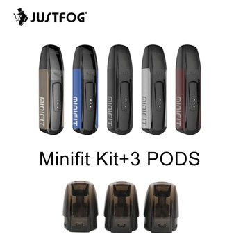

JUSTFOG Minifit Kit with 370mAh MINIFIT battery Built-in Minifit Pod Kit 1.6ohm Coil Mini Vape Pen e cigarette Kit 1.5ml Tank
