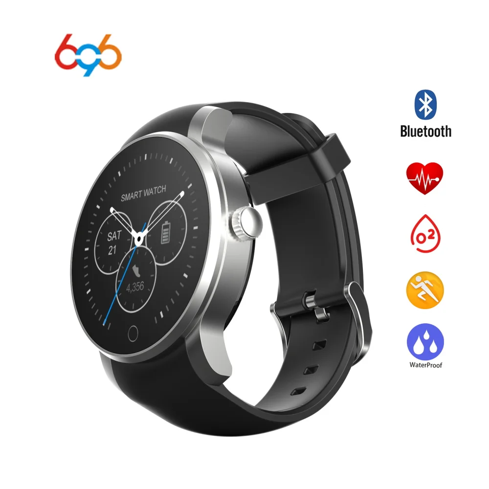 

696 09S Waterproof Smartwatch Bluetooth Smart Watch With Alarm Phonebook Voice Record Heart Rate Monitor For Android IOS
