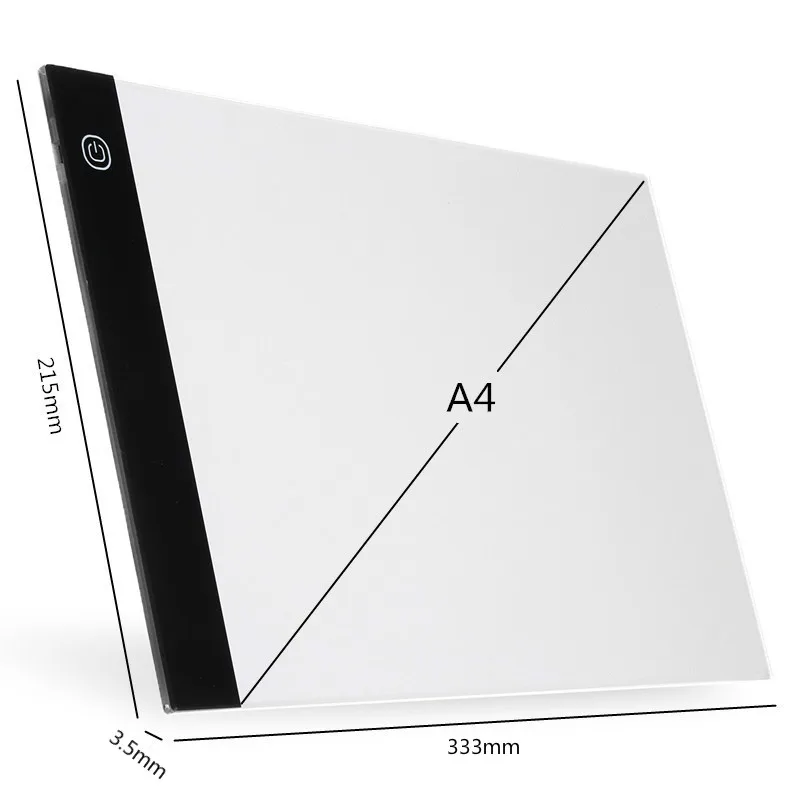 LED Light Pad A4 Light Table A4 LED Dimmable Light Plate Drawing Diamond  Painting Accessories Drawing Board for Drawing,Painting - AliExpress