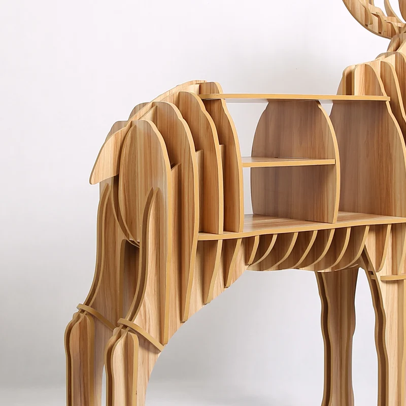 High-end 9mm Stag Desk Wood Animal Home Furniture Coffee Table TM009M High-end 9mm Stag Desk Wood Animal Home Furniture Coffee Table TM009M
