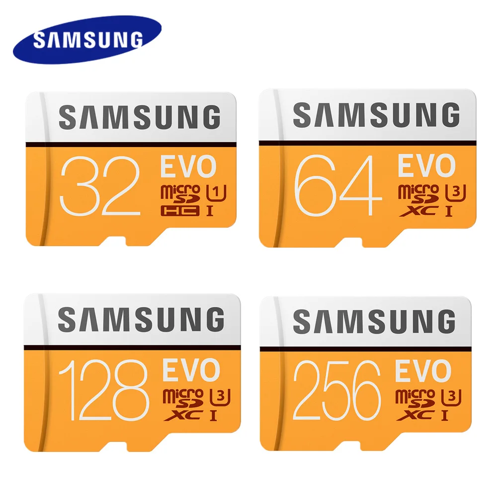 SAMSUNG Micro SD карта памяти 32 Гб 64 128 MicroSD U3 4K Max 100 м/с TF | Компьютеры и офис