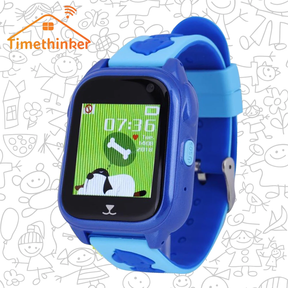 Смарт часы Timethinker M06 для детей GPS SOS умные с камерой IP68 Reloj loкация трекер pk Q50