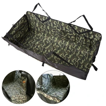 

Car Seat Cover Mat Pet Dog Carrier Basket Car Seat Pad Pet Travel Universal Waterproof Hammock For Cars SUV Camouflage 12