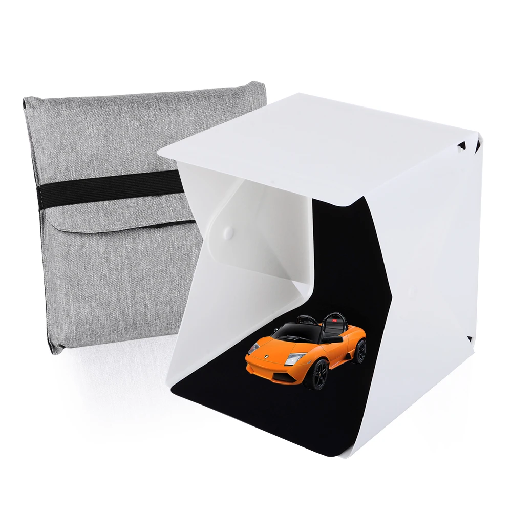 Mini Portable Folding Lightbox Photography Studio Box LED Light Softbox