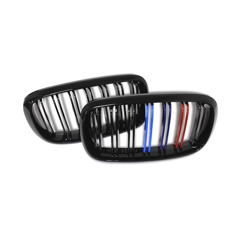 Углеродная решетка для BMW F15 F16 X Series X5 X6 передняя из углеродного волокна двойные