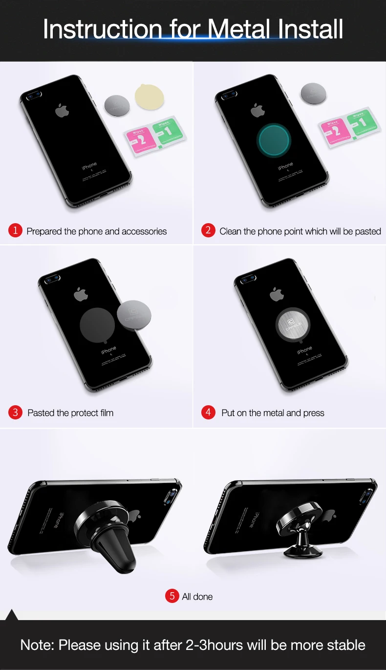 Magnetic Car Phone Holder  (4)