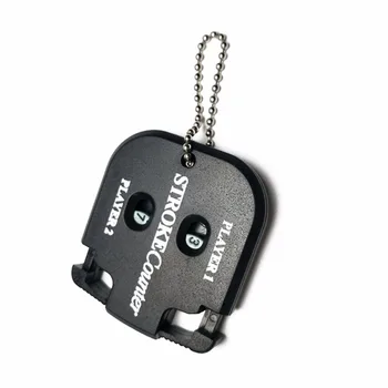 

Golf Count Shot Stroke Score Counter Keeper Golfing with Key Chain Black Golf Counter New Golf Tools