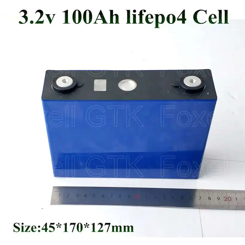4 шт./лот 3 2 V 100Ah LiFePO4 батарея 3C разрядка для электрического велосипеда/EV/солнечной