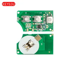 Keyecu Замена дистанционного пульта Fob 3 Button 434 мГц для Фольксваген-5K0 959 753 n без Оболочки