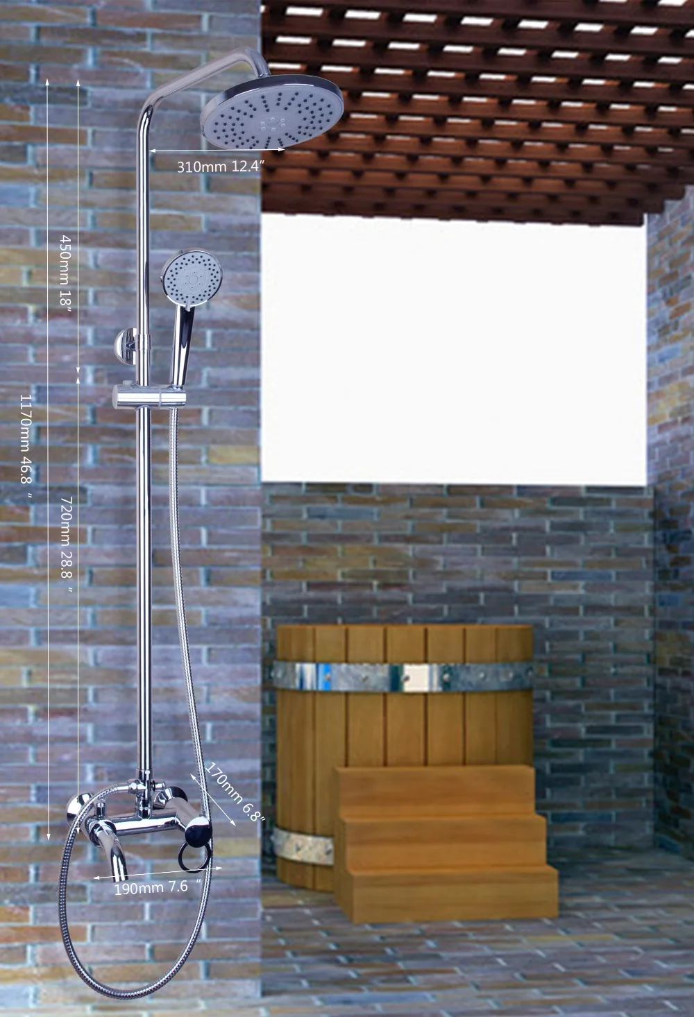 Astounding Rain Shower Head Arm And Hose Set Images - Interior ... Astounding Rain Shower Head Arm And Hose Set Images - Interior ...