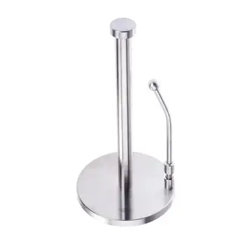 

Stainless Steel Standing Paper Towel Holder Simply Tear Roll Contemporary Paper Towel Holder Tissue Holder Countertop