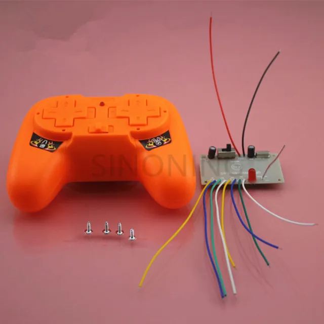 2.4G 8CH remote control with receiver board DIY toy boat tank car 4-6v