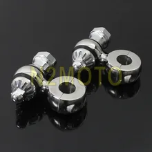 Универсальный 7/" Бар Кронштейн зажим 22,2 см мотоцикл польский 2" Руль Riser копье Спайк Стиль для Harley Touring Softail