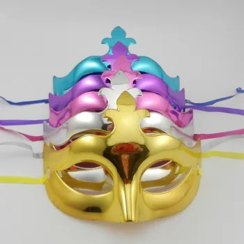 

Masquerade Electroplate, Venice Mask, Plastic Mask, Halloween Party Toys Movie Theme Party Decoration Props Supply