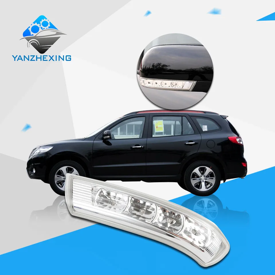 

Rearview mirror Turn Signal Side mirror LED Flasher Light OEM:87613 3J000 For Hyundai Santa Fe 2010-2012 Veracruz Left side LH