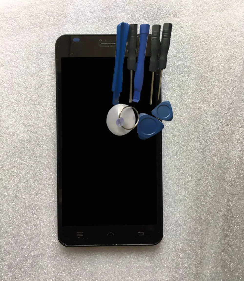 

BINYEAE For cherry mobile OMEGA3 LCD Display With Touch Screen Digitizer Assembly Replacement With Tools