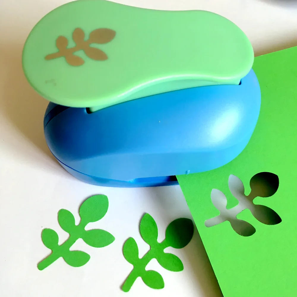 2'' 48mm Leaf Paper Punch Scrapbooking Punches Diy Craft Puncher Paper