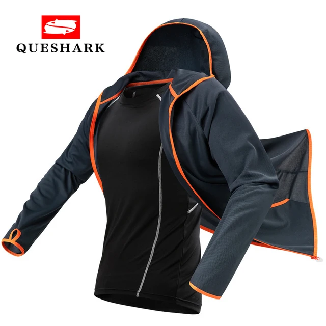 $US $13.70 Queshark Tech Hydrophobic Antifouling Fishing Jacket Clothes Water Repellent Fisherman Clothing Hik