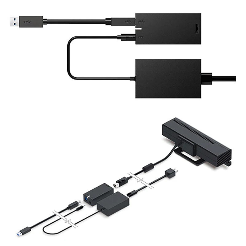 

US PLUG USB 3.0 Adapter For XBOX One S SLIM/ ONE X Kinect Adapter Power Supply Kinect 2.0 Sensor For Windows 10