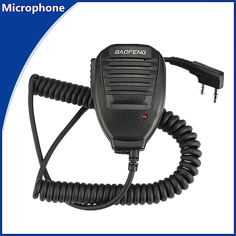 

Baofeng H21 Handheld Speaker Microphone Dual Indicator MIC PTT Applicable to Baofeng UV-5R / 5RA / 5RB BF-666S BF-777S BF-888s