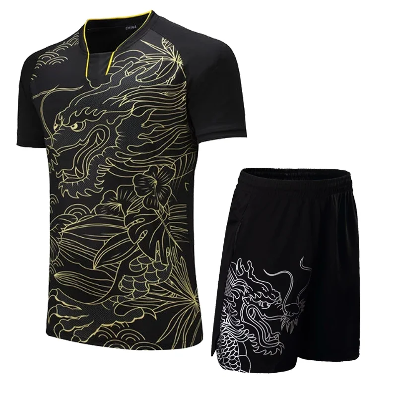 Women Tennis Set Men Badminton Table Tennis Shirt Shorts Breathable Sport Clothes,sports set,table tennis clothing