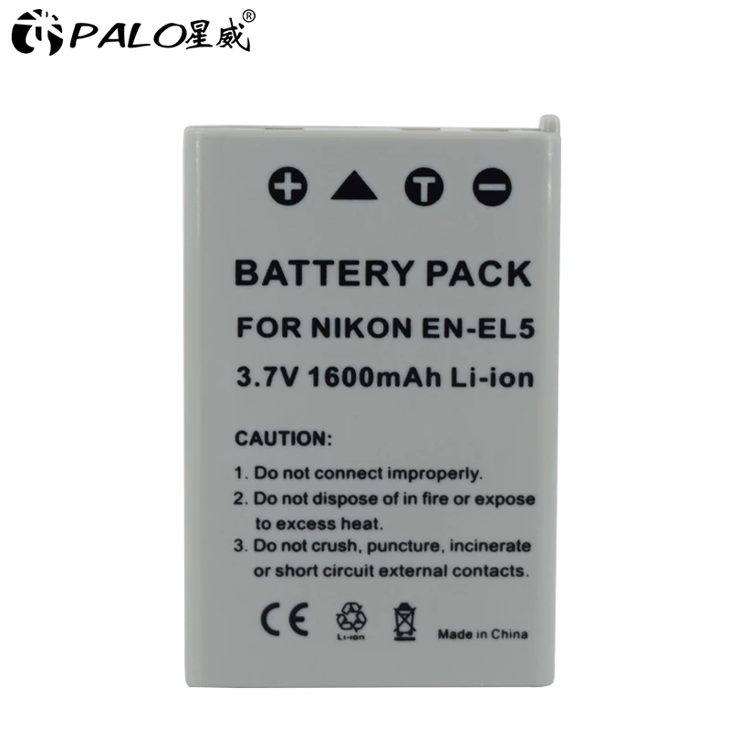 Аккумулятор для цифровой камеры Nikon Coolpix P4 P80 P90 P100 P500 P510 P520 P530 P5000 P5100 1600 5200 P6000 7900 мАч
