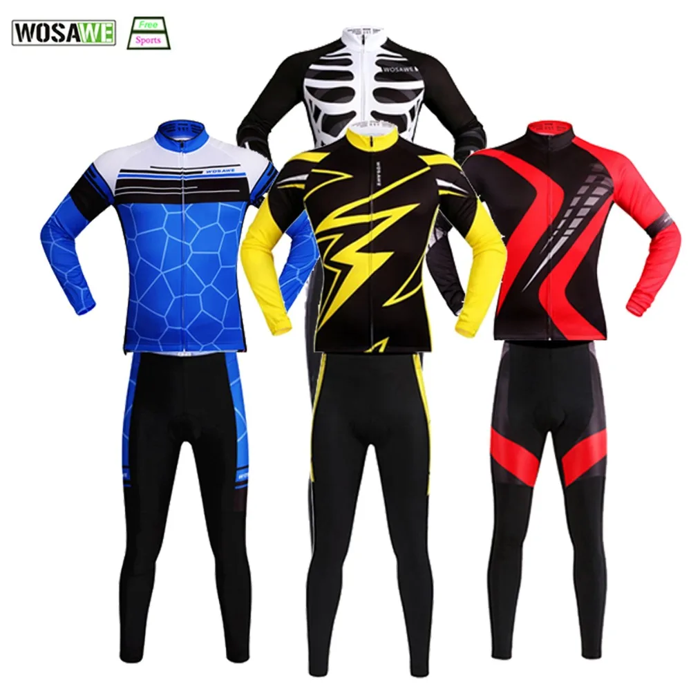 

WOSAWE Ktm Cycling Jerseys Pants Summer Autumn MTB Mountain Bike Racing Pro Ciclismo Bicycle Clothing Quick-Dry Bike Jersey