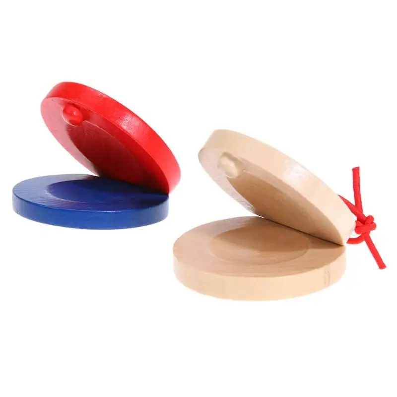 Buy 2pcs Wooden Wood Percussion Musical