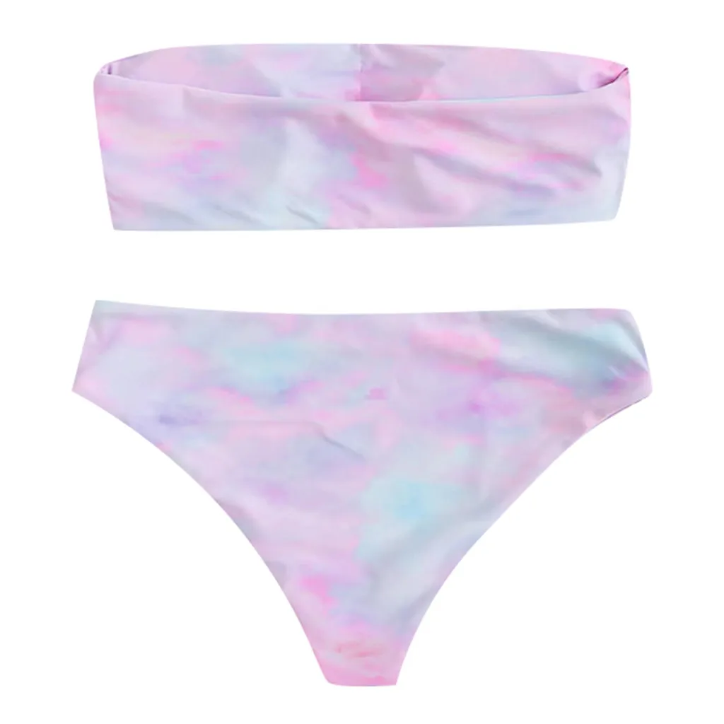

Womail Two Pieces Suits Women Swimsuit Female Sexy Split Swimsuit Swimwear Push-Up Padded Beach Bikini Bather Suit L30503