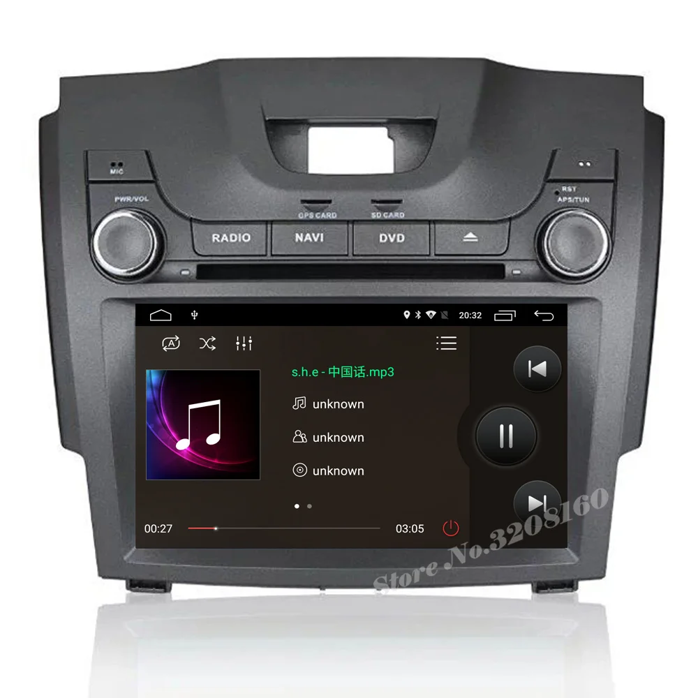 Cheap 2din 8" Car DVD Player for CHEVROLET S10 ISUZU D-MAX with Radio RDS BT swc GPS free map 3G 4G WIFI MP3 MP4 1080P Bluetooth call 6