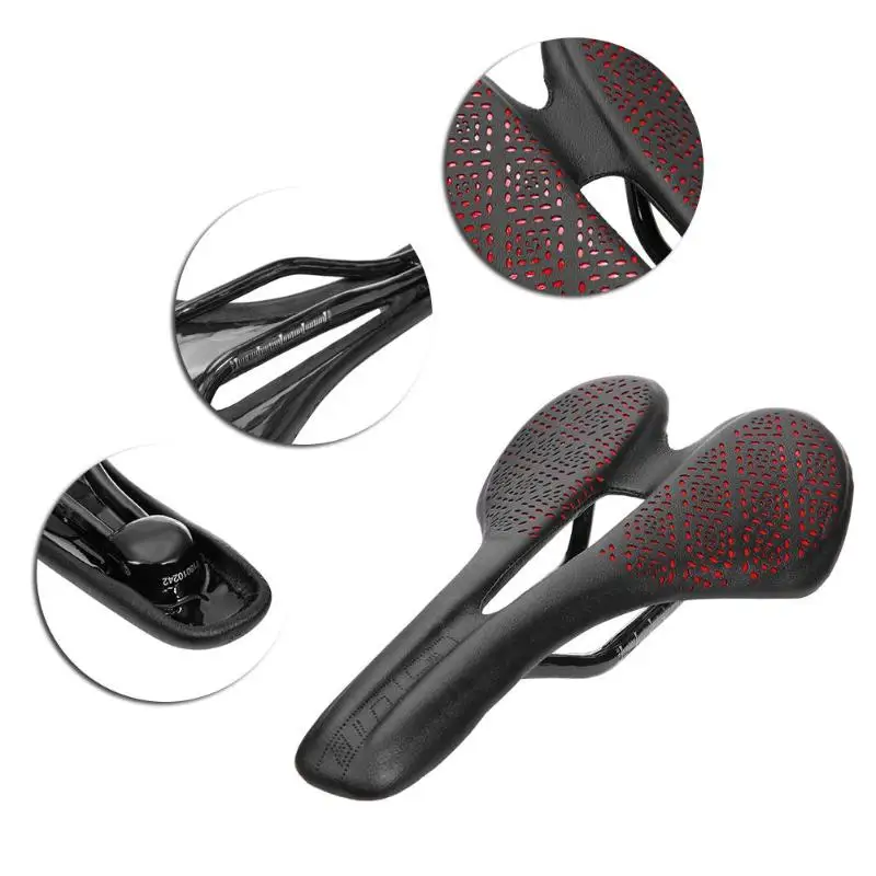 

GUB 1158 Hollow Breathable Carbon Fiber Bike Seat Cushion Bicycle Paddle Bike Seat Cushion Mountain Bike Saddle Skidproof