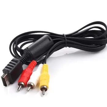 

10pcs 6fEEt TV Cable AV Cord for Sony PS1 PS2 PS3 Playstation 1 2 3 Audio Vide