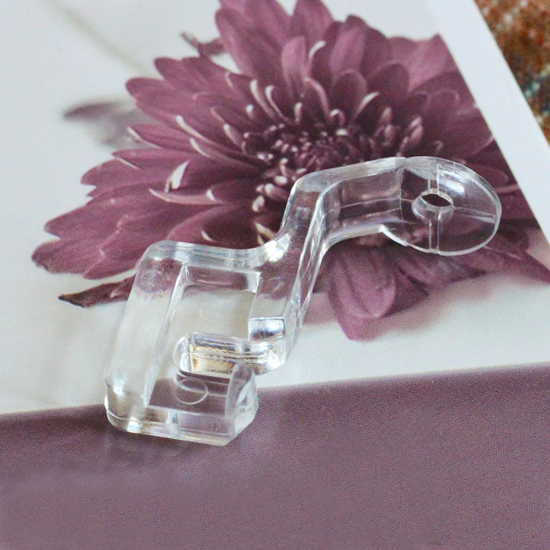 

1Pcs Plastic Clear Color Quilting Sewing Machine Foot New One-piece Embroidery Sewing Foot Home Sewing Machine Accessories
