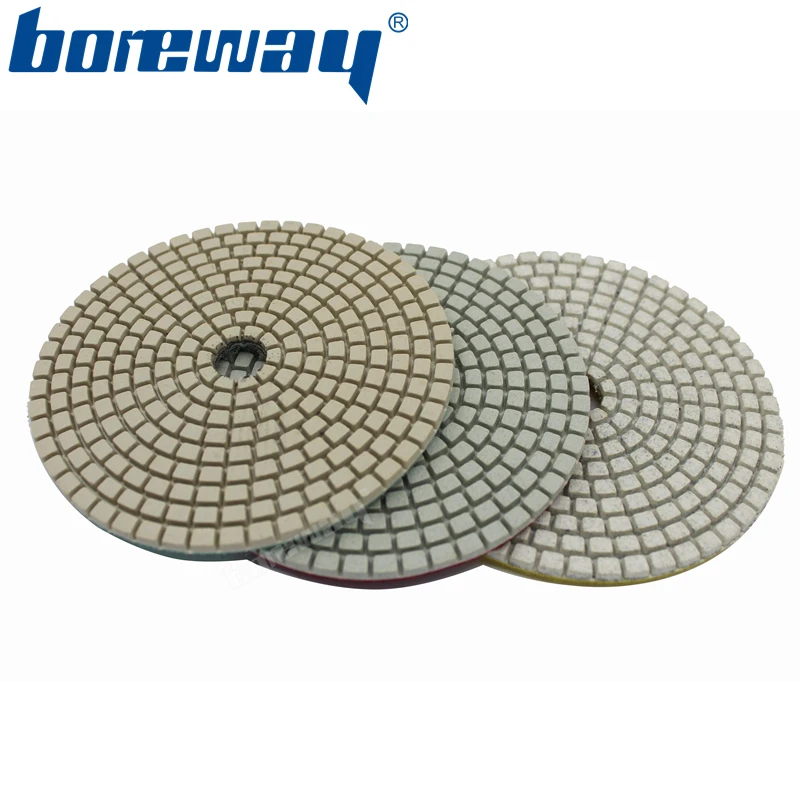 

4inch diamond polishing pads 2 pcs of Grit 2 and 2 pcs of Grit 3