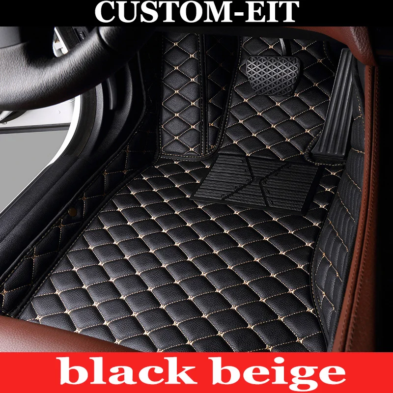 Выполненный по специальному заказу автомобильные коврики для Защитные чехлы для сидений, сшитые специально для Mitsubishi Lancer Galant ASX Pajero sport V73 стайлинга автомобилей любых погодных ковровое напольное покрытие